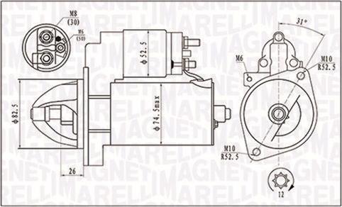 Magneti Marelli 063721410010 - Стартер parts5.com