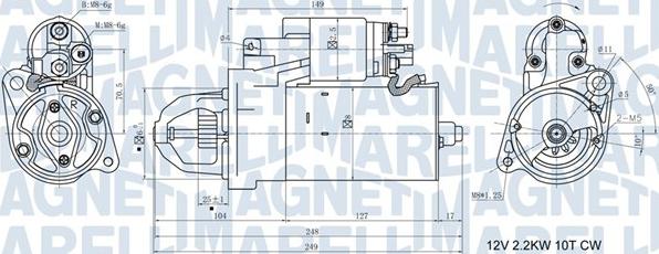 Magneti Marelli 063721411010 - Стартер parts5.com