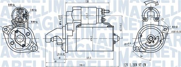 Magneti Marelli 063721413010 - Стартер parts5.com