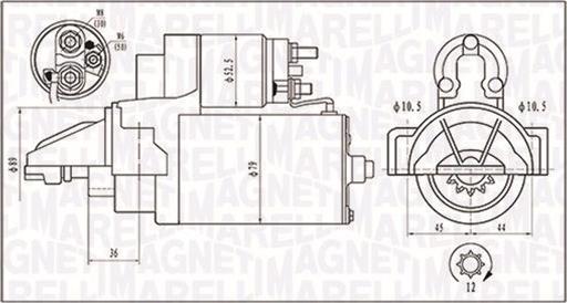 Magneti Marelli 063721421010 - Стартер parts5.com