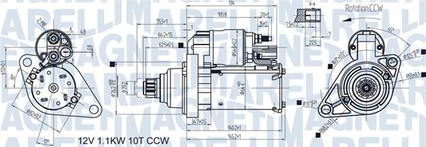 Magneti Marelli 063721470010 - Стартер parts5.com