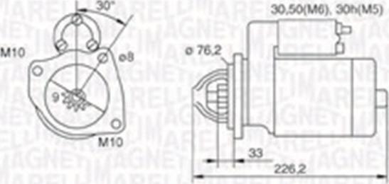 Magneti Marelli 063721067010 - Стартер parts5.com