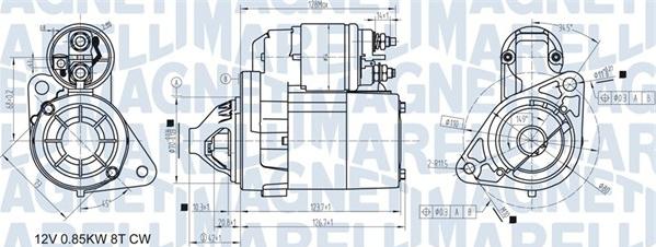 Magneti Marelli 063721307010 - Стартер parts5.com