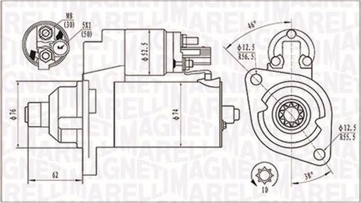 Magneti Marelli 063721323010 - Стартер parts5.com