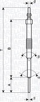 Magneti Marelli 062900129304 - Glow Plug parts5.com