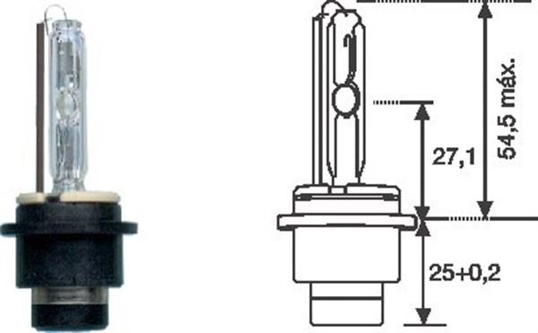 Magneti Marelli 002541100000 - Lámpara, faro de carretera parts5.com