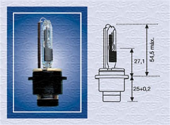 Magneti Marelli 002542100000 - Лампа накаливания, фара дальнего света parts5.com