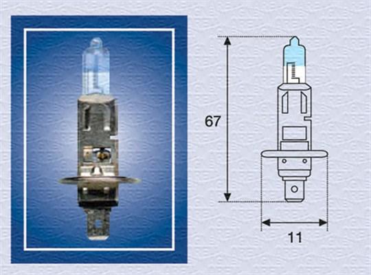 Magneti Marelli 002587100000 - Лампа накаливания, фара дальнего света parts5.com