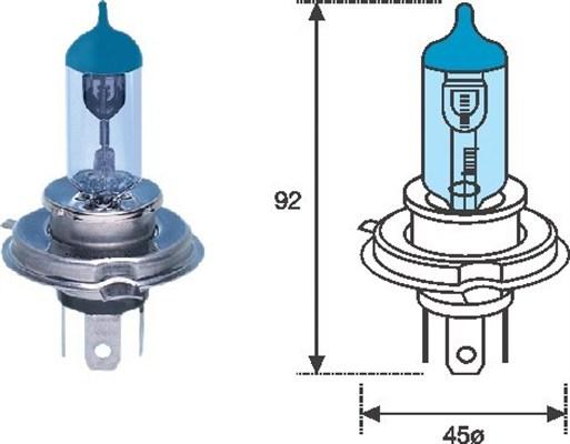 Magneti Marelli 002602100000 - Лампа накаливания, фара дальнего света parts5.com