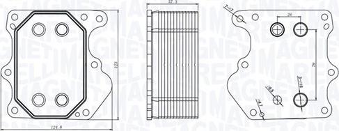 Magneti Marelli 350300000500 - Масляный радиатор, двигательное масло parts5.com