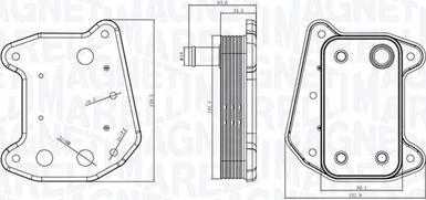 Magneti Marelli 350300001800 - Масляный радиатор, двигательное масло parts5.com