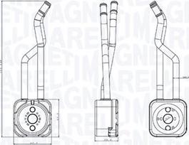 Magneti Marelli 350300003800 - Масляный радиатор, двигательное масло parts5.com