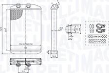 Magneti Marelli 350218519000 - Heat Exchanger, interior heating parts5.com