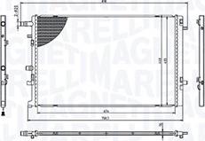 Magneti Marelli 350213217000 - Radiator, engine cooling parts5.com