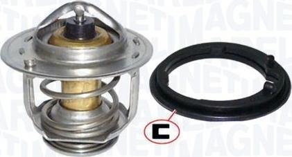 Magneti Marelli 352317100500 - Термостат, охлаждающая жидкость parts5.com