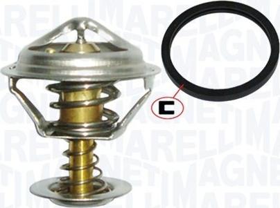 Magneti Marelli 352317101620 - Термостат, охлаждающая жидкость parts5.com