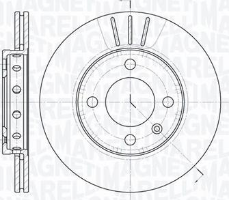 Kamoka 1031624 - Тормозной диск parts5.com