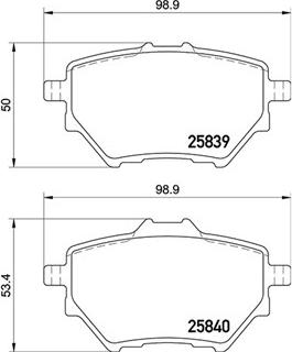 BYD 1217243100 - Тормозные колодки, дисковые, комплект parts5.com