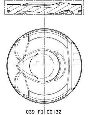 MAHLE 039 PI 00132 000 - Поршень parts5.com