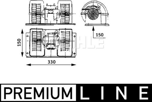 MAHLE AB 28 000P - Вентилятор салона parts5.com