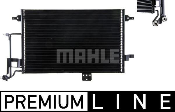 MAHLE AC 822 000P - Конденсатор кондиционера parts5.com