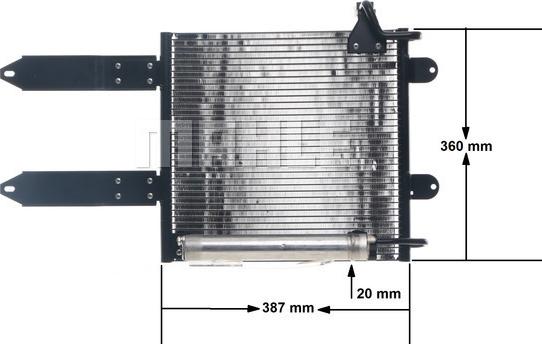 MAHLE AC 286 000S - Конденсатор кондиционера parts5.com