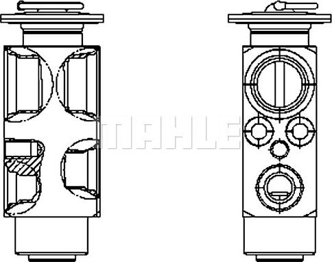 MAHLE AVE 132 000P - Расширительный клапан, кондиционер parts5.com