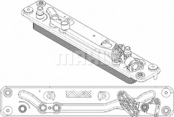 MAHLE CLC 182 000P - Масляный радиатор, автоматическая коробка передач parts5.com