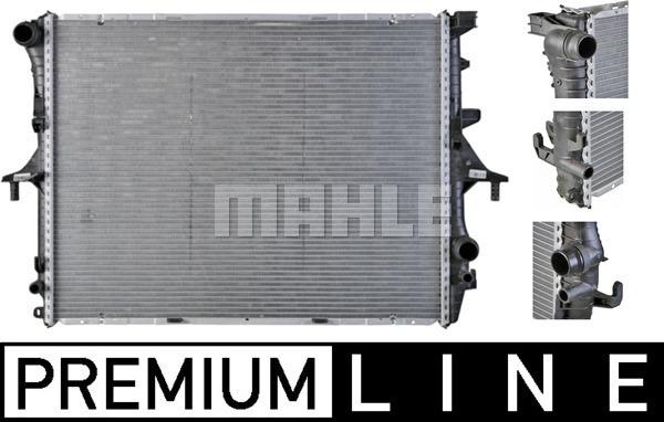MAHLE CR 568 000P - Радиатор, охлаждение двигателя parts5.com