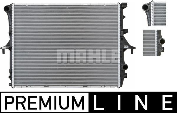 MAHLE CR 571 000P - Радиатор, охлаждение двигателя parts5.com
