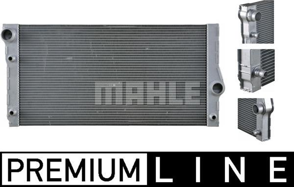 MAHLE CR 1148 000P - Радиатор, охлаждение двигателя parts5.com