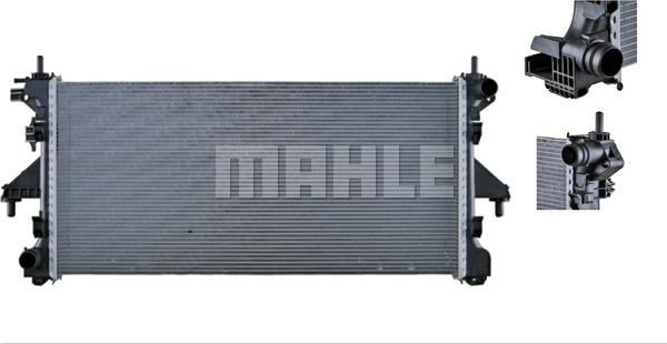 MAHLE CR 886 000P - Радиатор, охлаждение двигателя parts5.com