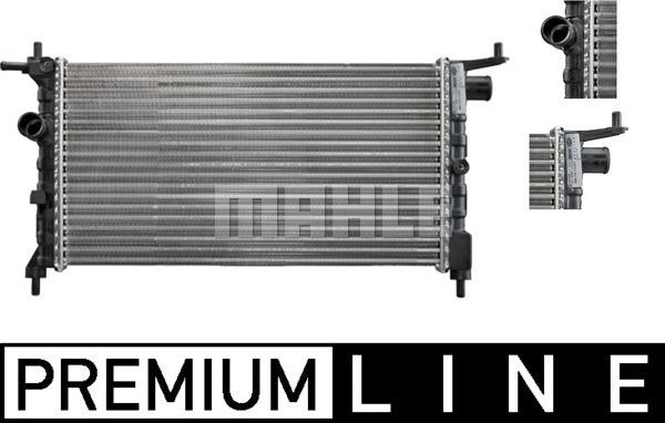 MAHLE CR 268 000P - Радиатор, охлаждение двигателя parts5.com