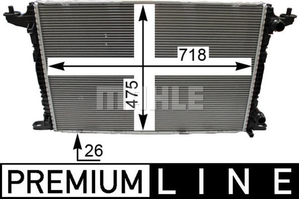 MAHLE CR 2179 000P - Radiator, engine cooling parts5.com