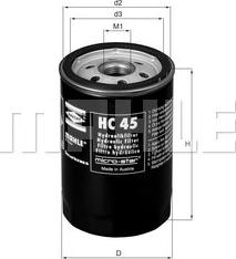 MAHLE HC 45 - Filtro hidráulico, transmisión automática parts5.com