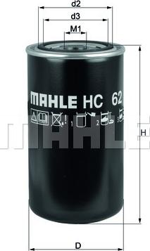 MAHLE HC 62 - Гидрофильтр, автоматическая коробка передач parts5.com