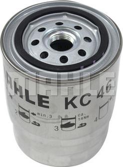 MAHLE KC 46 - Топливный фильтр parts5.com