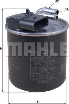 MAHLE KL 914 - Топливный фильтр parts5.com