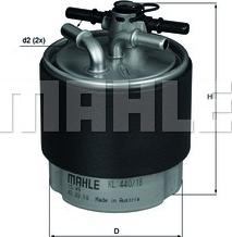 MAHLE KL 440/18 - Топливный фильтр parts5.com