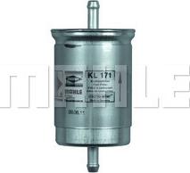 MAHLE KL 171 - Топливный фильтр parts5.com