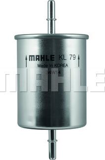 MAHLE KL 79 - Топливный фильтр parts5.com