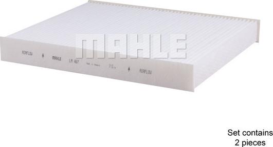 MAHLE LA 467/S - Фильтр воздуха в салоне parts5.com