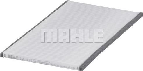 MAHLE LA 475 - Фильтр воздуха в салоне parts5.com