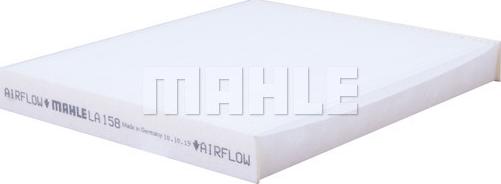 MAHLE LA 158 - Фильтр воздуха в салоне parts5.com