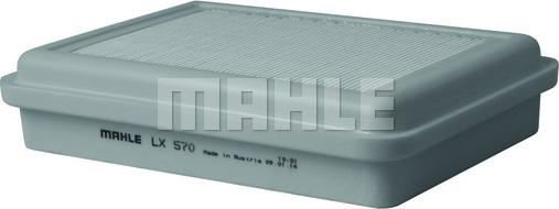 MAHLE LX 570 - Воздушный фильтр parts5.com