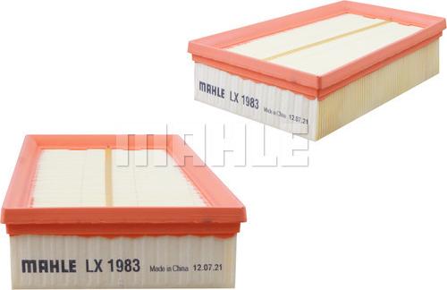MAHLE LX 1983 - Воздушный фильтр parts5.com