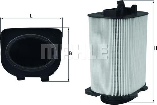 MAHLE LX 3775 - Воздушный фильтр parts5.com