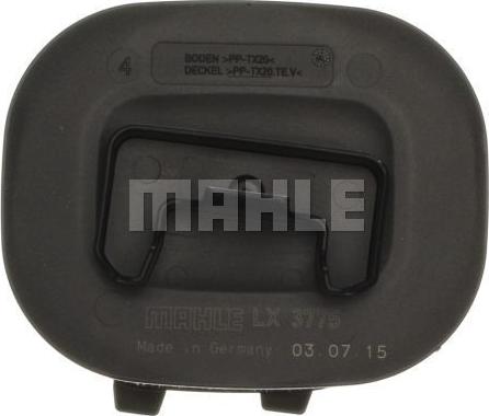 MAHLE LX 3775 - Воздушный фильтр parts5.com