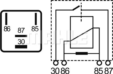 MAHLE MR 5 - Реле, рабочий ток parts5.com