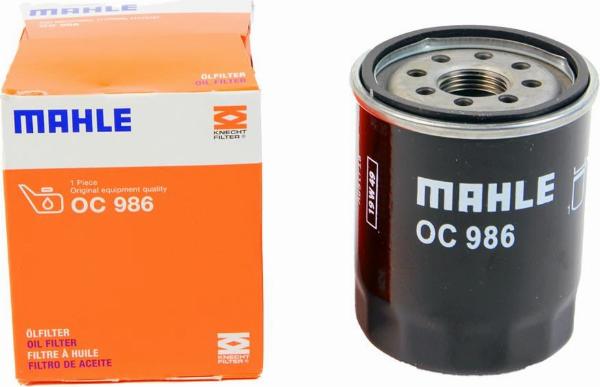 MAHLE OC 986 - Масляный фильтр parts5.com
